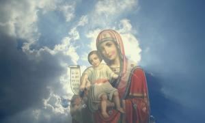 Modlitba, svätá Matka Božia, zachráň nás a zmiluj sa nad nami