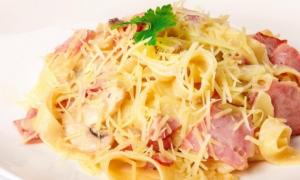 Спагети карбонара, класическа рецепта Какъв е броят на пастата за карбонара