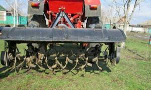 Urob si sám rotačný kultivátor: fréza pre mini traktor, domáca na obrábanie pôdy - výkresy Ako vyrobiť frézu na obrábanie pôdy